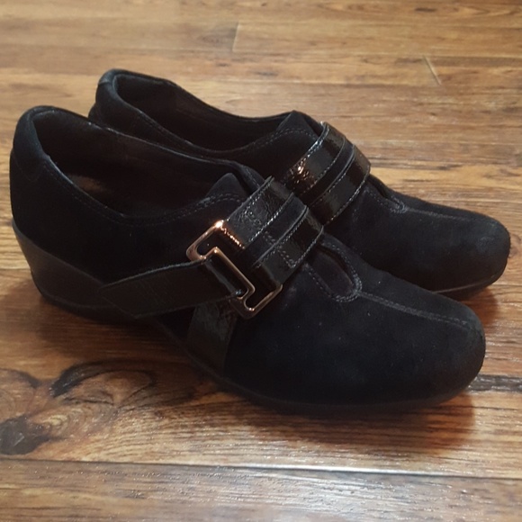 clarks wedge sneakers